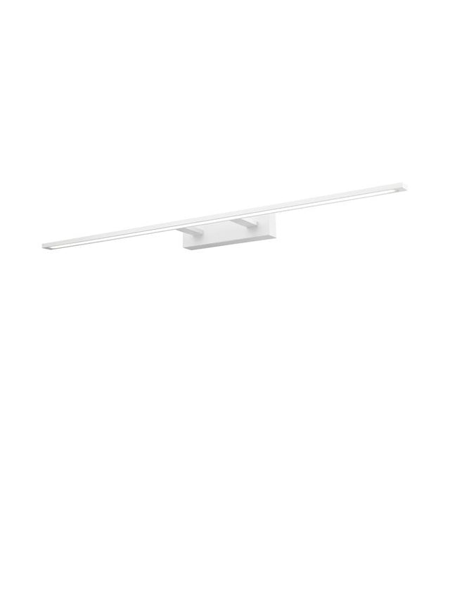 LIVIA Sandy White Aluminum & Acrylic LED 30 Watt 230 Volt 2422Lm 3000K IP44 L: 96 W: 14 H: 6 cm