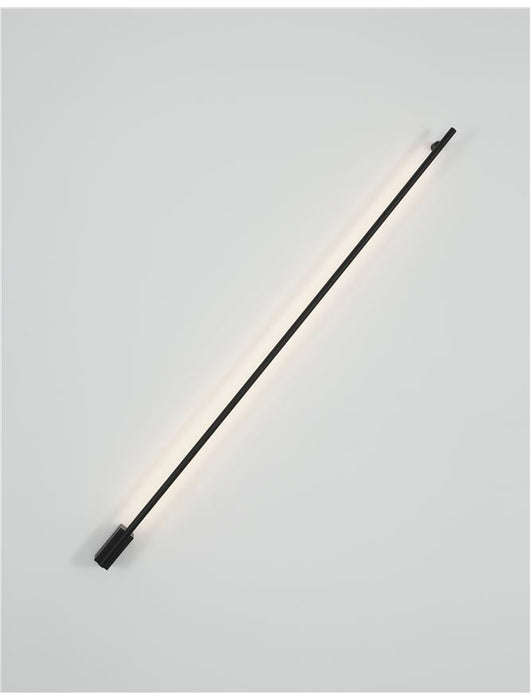 GROPIUS Sandy Black Aluminium LED 20 Watt 230 Volt 672Lm 3000K IP20 L: 120 W: 7 H: 3.5 cm