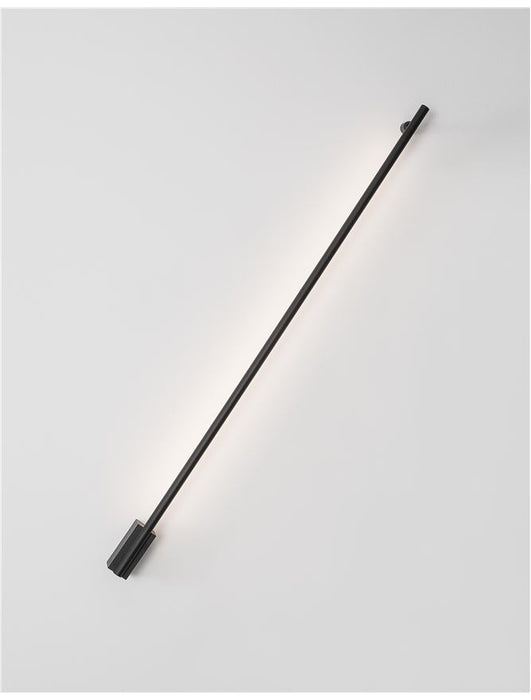 GROPIUS Sandy Black Aluminium LED 15 Watt 230 Volt 507Lm 3000K IP20 L: 90 W: 7 H: 3.5 cm