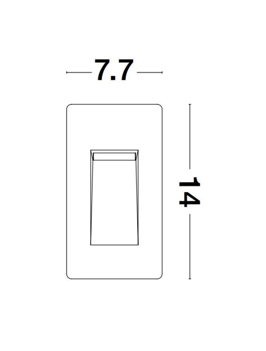 COVE Matt White Die-Casting Aluminium & Glass Diffuser LED 1.5 Watt 105Lm 3000K 200-240 Volt
Beam Angle 120o IP54 L: 7.7 W: 3.8 H: 14 cm Junction Box Not Included Cut Out: L: 7.4 W: 5 H: 13.2 cm