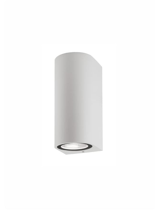 NERO Aluminium White & Glass Diffuser GU10 2x35 Watt D: 7 W: 8 H: 15 cm IP54
