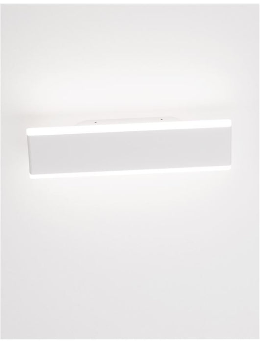 LINE Sandy White Aluminium & Acrylic LED 2x8 Watt 230 Volt 1056Lm 3000K IP20 L: 30.4 W: 11.8 H: 11.8 cm