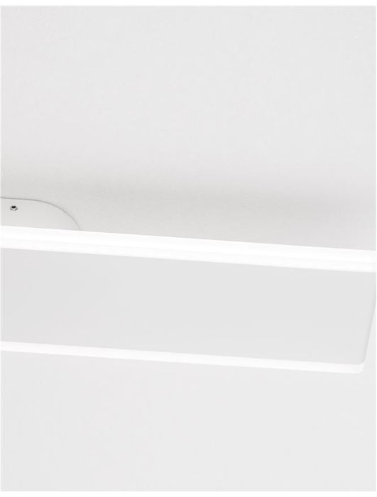 LINE Sandy White Aluminium & Acrylic LED 2x12 Watt 230 Volt 1823Lm 3000K IP20 L: 50.3 W: 8 H: 4.7 cm