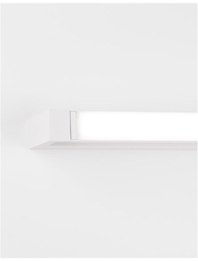 LINE Sandy White Aluminium & Acrylic LED 20 Watt 230 Volt 1811Lm 3000K IP20 L: 70 W: 9 H: 4.2 cm