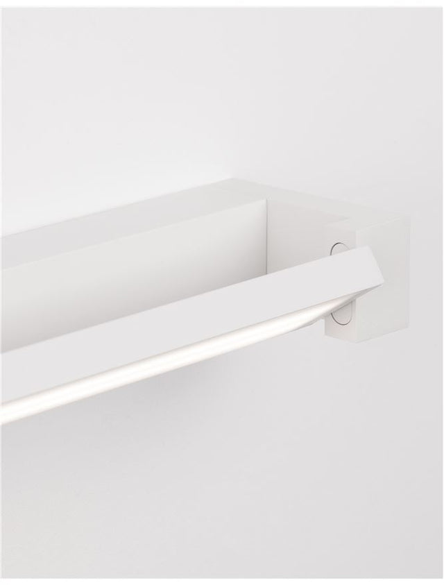 LINE Sandy White Aluminium & Acrylic LED 20 Watt 230 Volt 1811Lm 3000K IP20 L: 70 W: 9 H: 4.2 cm
