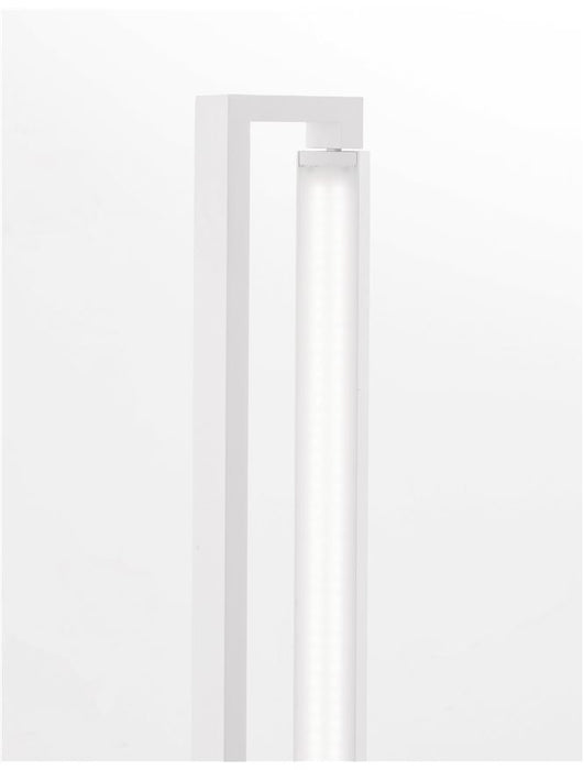 LINE Sandy White Aluminium & Acrylic Adjustable LED 27 Watt 230 Volt 1820Lm 3000K IP20 L: 24 W: 19 H: 161 cm