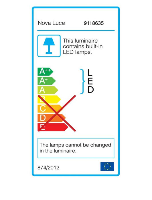 AMADEO Sandy Black Aluminium
& Acrylic
Switch On/Off
LED 36 Watt 230 Volt
2280Lm 3000K IP20 
D1: 15 D2: 9 H: 400 cm Adjustable Height