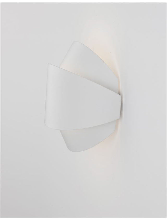 ASTRID Sandy White Metal & Acrylic LED 12 Watt 220-240V Volt 673Lm 3000K IP20 L: 20 W: 9 H: 16 cm