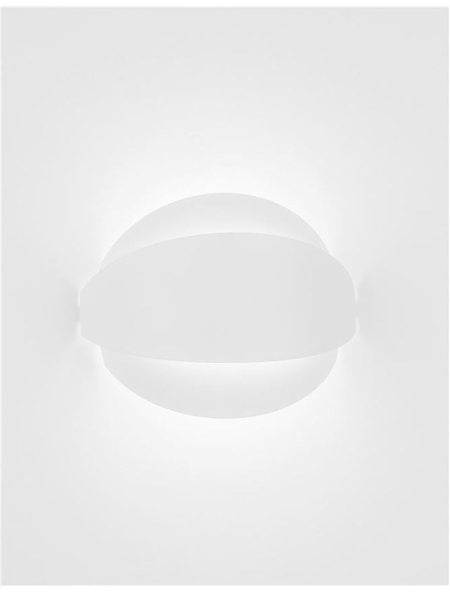 ASTRID Sandy White Metal & Acrylic LED 12 Watt 220-240V Volt 673Lm 3000K IP20 L: 20 W: 9 H: 16 cm