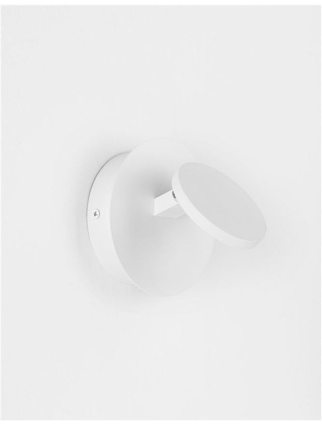OTTO Sandy White Metal & Aluminium Acrylic LED 5 Watt 220-240 Volt 469Lm 3000K IP20 D: 12 W: 8 H: 12 cm