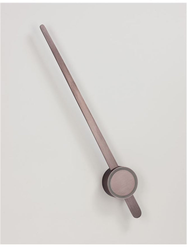 KEDO Brushed Coffee Aluminium & Acrylic LED 18 Watt 230 Volt 750Lm 3000K IP20 L: 80 W: 12 H: 6.6 cm