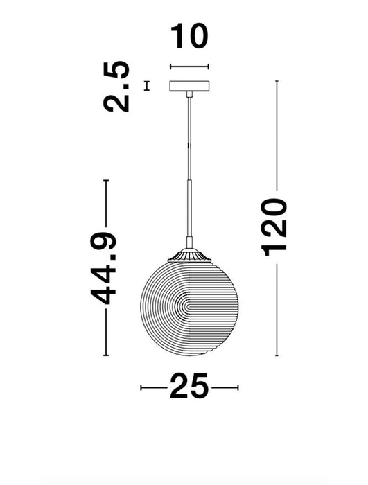 ATHENA Smoky Gray Glass Matt Black Metal LED E27 1x12 Watt 230 Volt IP20 Bulb Excluded D: 25 H: 120 cm