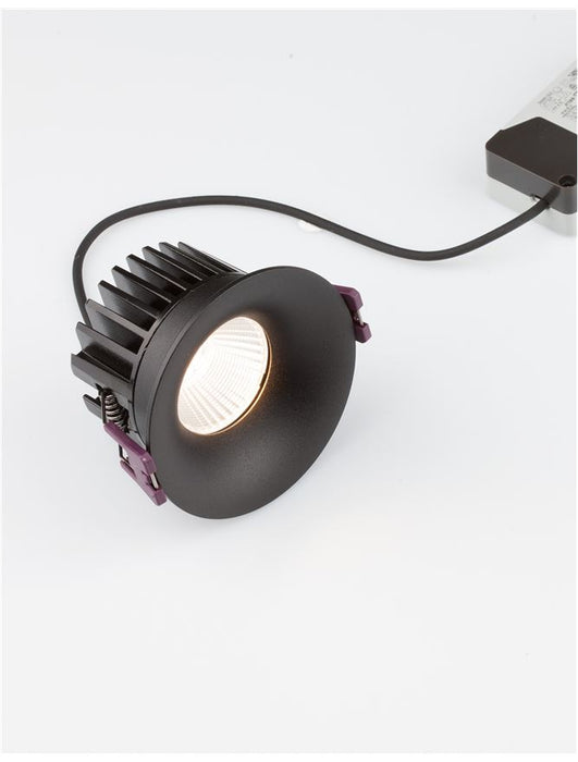 BLADE Black Aluminium LED 12 Watt 720Lm 3000K D: 8.5 H: 5.4 cm IP65