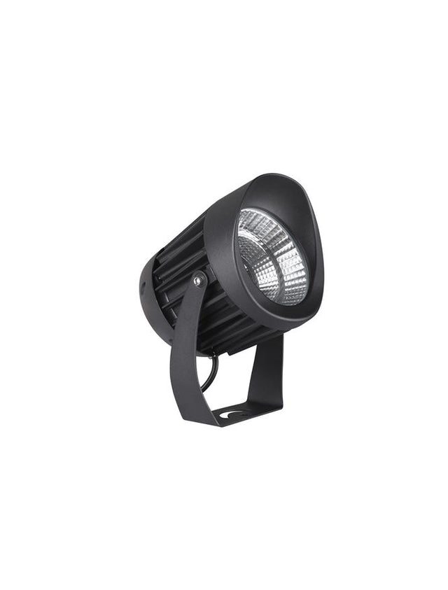 NORTH Black Aluminium & Glass LED 10 Watt 700Lm 3000K D: 9 W: 9.5 cm IP65