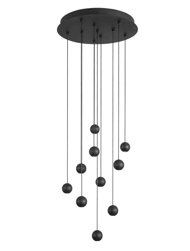 NOCCI Black Aluminium
Black Fabric Wire
LED 48 Watt 230 Volt
1902Lm 3000K IP20
D: 40.5 H: 150 cm Adjustable Height