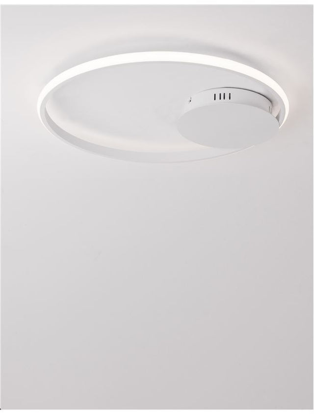 FULINE Sandy White Aluminium & Acrylic LED 32 Watt 230 Volt 2320Lm 3000K IP20 D: 50 H: 5 cm