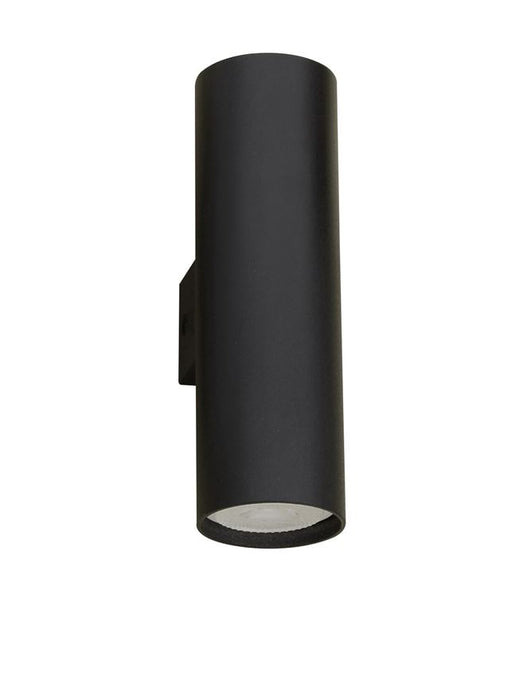 NOSA Sandy Black Aluminium LED GU10 2x10 IP20 220-240 Volt Bulb Excluded D: 5.6 W: 8 H: 18 cm