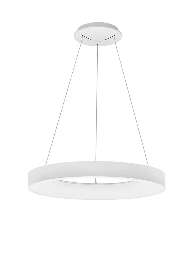 RANDO THIN Sandy White Aluminium & Acrylic LED 50 Watt 230 Volt 3250Lm 3000K IP20 D: 60 H: 120 cm