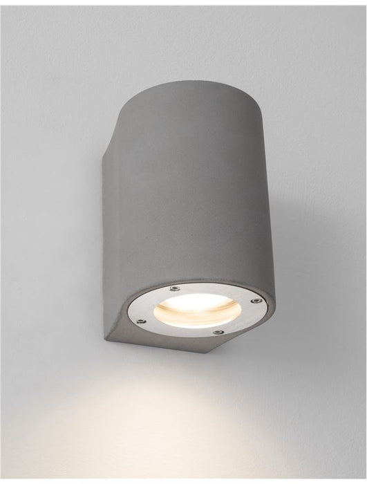 LIDO Gray Concrete Glass Diffuser LED GU10 1x7 Watt IP65 100-240 Volt Bulb Excluded
Light Down D: 8.6 W: 10 H: 12 cm