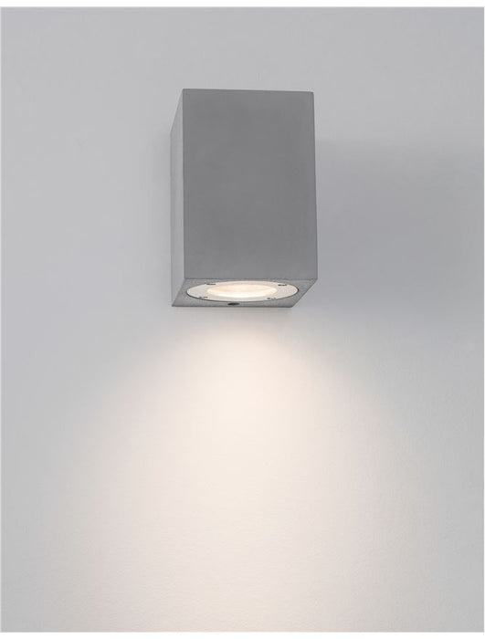 FUENTO Gray Concrete Glass Diffuser LED GU10 1x7 Watt IP65 100-240 Volt Bulb Excluded
Light Down L: 8.6 W: 10 H: 12 cm