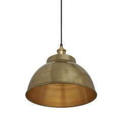 Industville Brooklyn Vintage Metal Dome Pendant Light