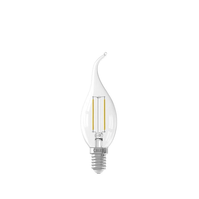 LED Clear Filament Candle Tip Organic E14 Bulb