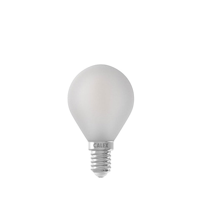 LED Frosted Full Glass Filament Golf Ball E14 Bulb