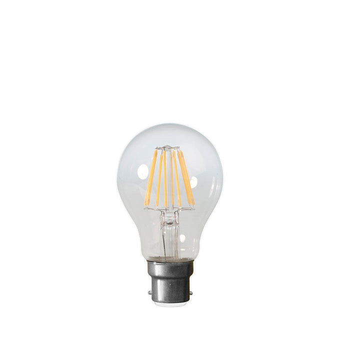 LED Clear Full Glass Filament GLS B22 Bulb