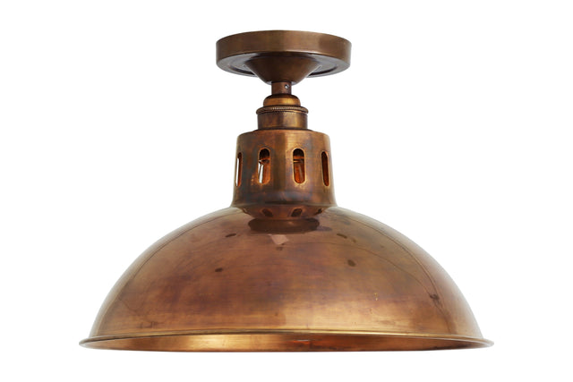 Paris Industrial Brass Ceiling Fitting