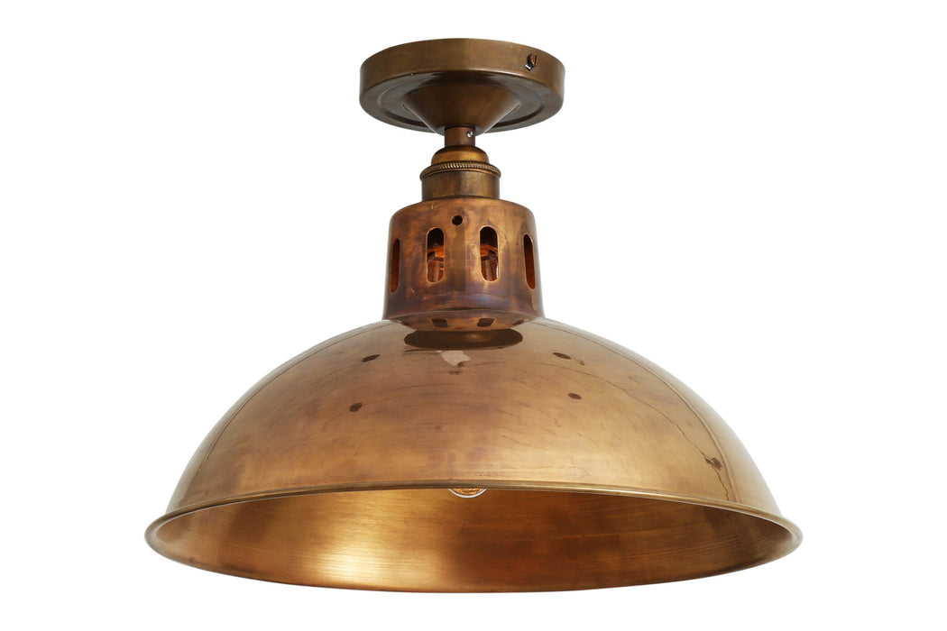 Paris Industrial Brass Ceiling Fitting