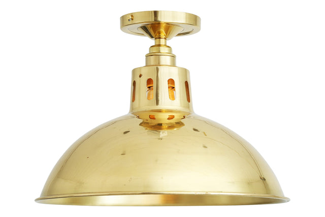 Paris Industrial Brass Ceiling Fitting