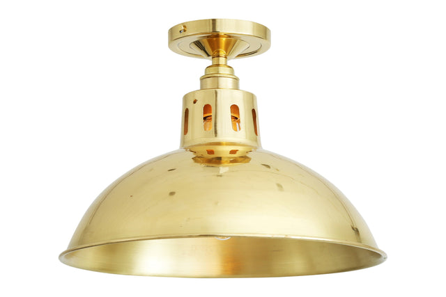 Paris Industrial Brass Ceiling Fitting