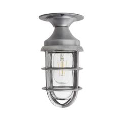Industville Vintage Marine Cage Bulkhead Flush Light