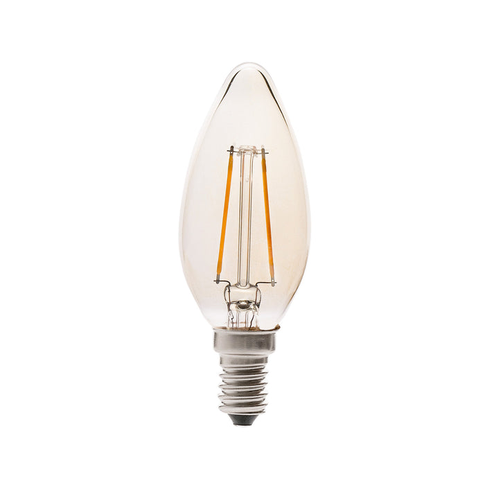 Bulb CANDLE FILAMENT LED AMBER E14 2W 2200K