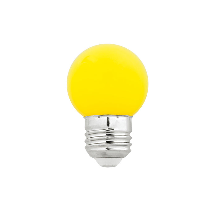 Bulb G45 YELLOW E27 1W LED