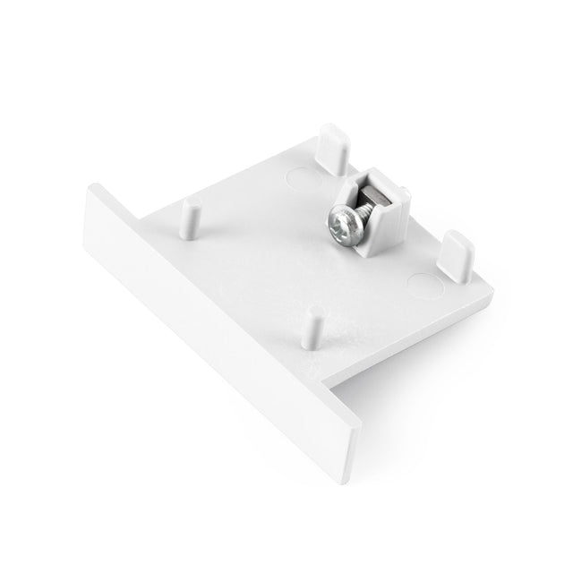 White recessed END CAP