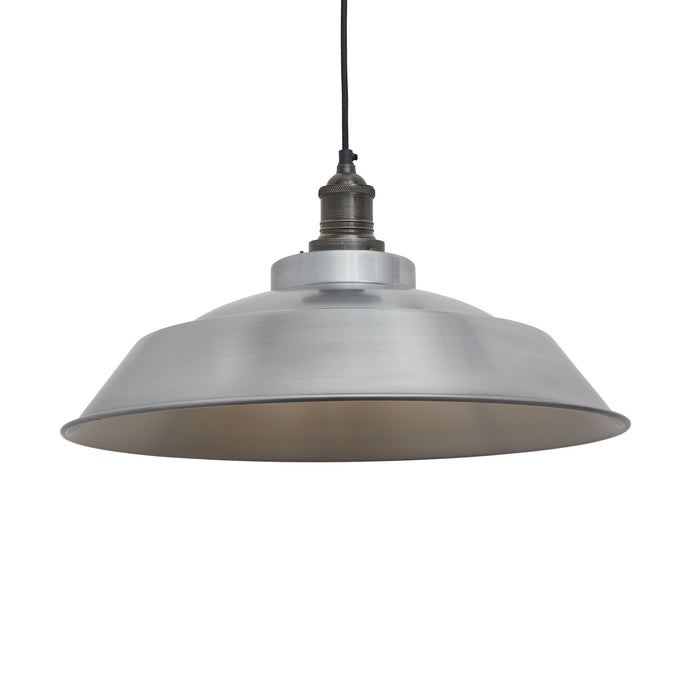 Grey metal lamp shade deals