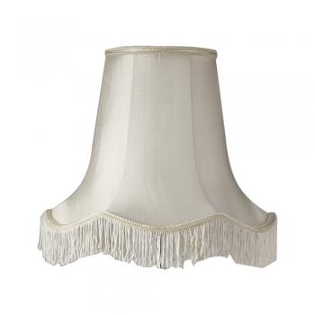 S702/12 IVORY 12" SCALLOP SHADE