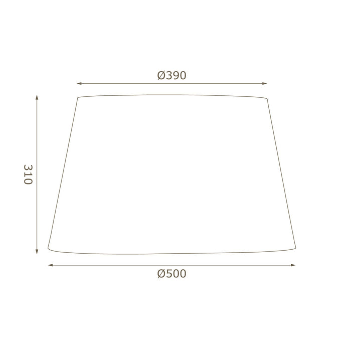 DRUM LAMPSHADE Ø500mm