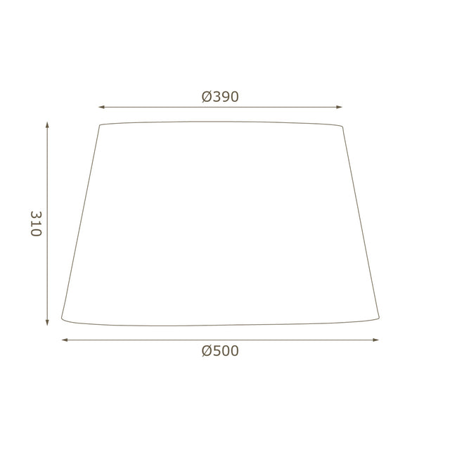 DRUM LAMPSHADE Ø500mm