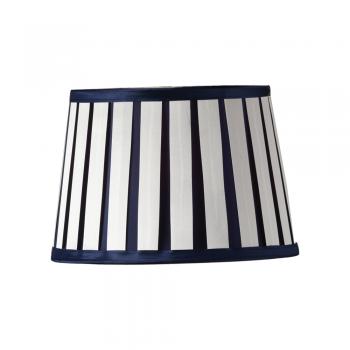 S960/10 NAVY WITH OFF WHITE PLEATS