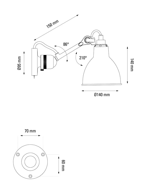 Lampe Gras N°304 SW