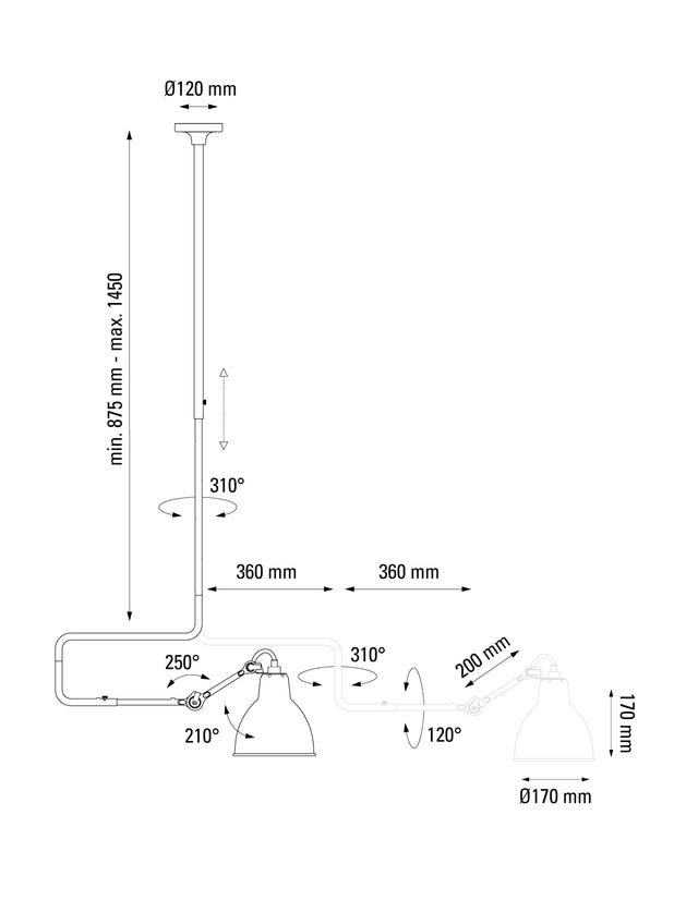 Lampe Gras N°312 L