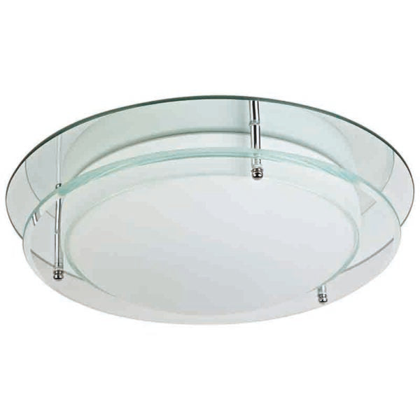 IP44 MIRRORED LOOK SURFACE FITTING 1 X E