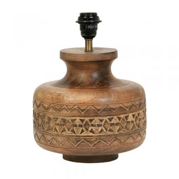 KANPUR SOLD CARVED WOOD E27