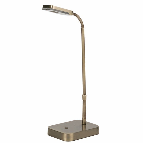 8W ANT BRASS TABLE LAMP