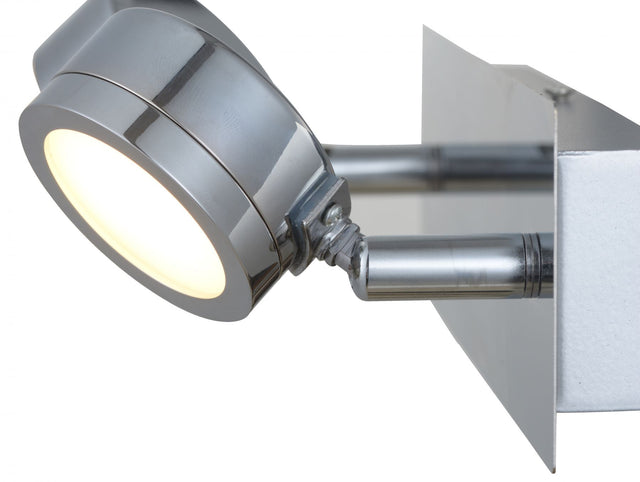 Aqua 2 Light Bathroom Wall Light Polished Chrome
