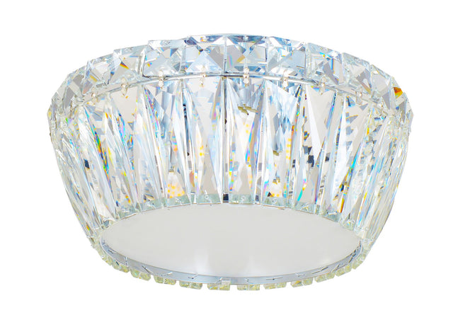 Aurora 3 Light Crystal Flush Fitting