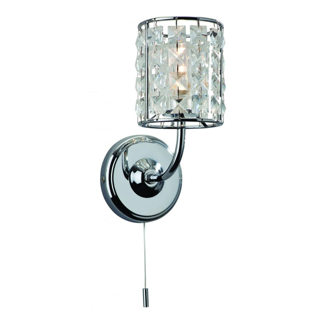 Pearl bathroom chrystal wall light