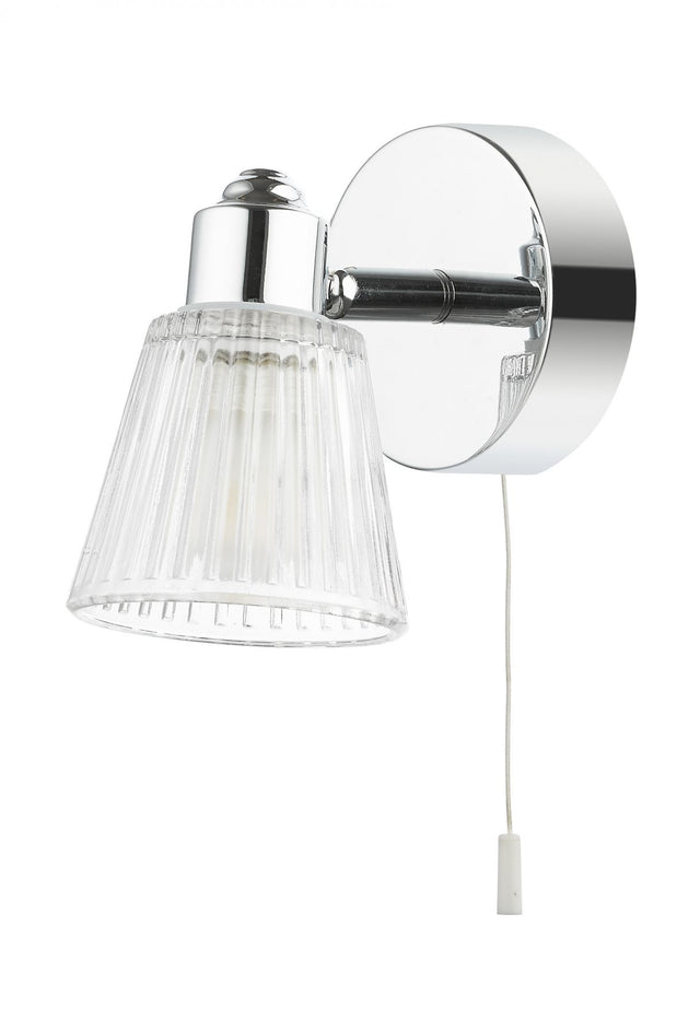 Gatsby 1 Light Bathroom Wall Light Polished Chrome
